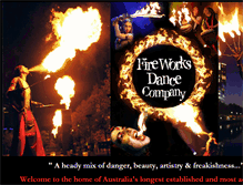 Tablet Screenshot of fireworksdance.com.au